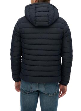 Veste matelassée Superdry Fuji bleue pour homme.