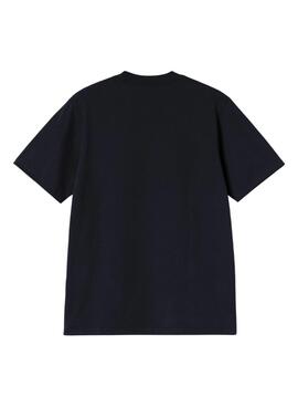 T-shirt Carhartt University bleu marine pour homme