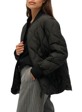 Veste matelassée noire Superdry pour femme