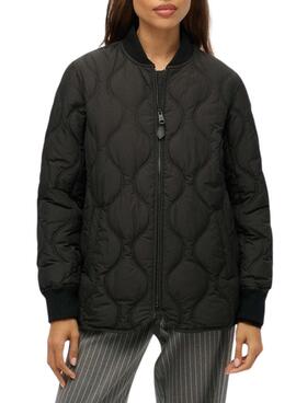 Veste matelassée noire Superdry pour femme