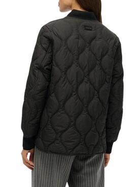 Veste matelassée noire Superdry pour femme