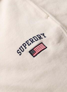 Jogger Superdry Athletic beige pour femme