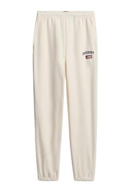 Jogger Superdry Athletic beige pour femme