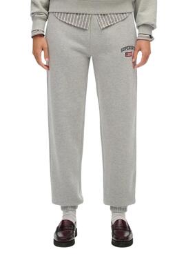 Jogger Superdry Athletic gris pour femme