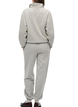 Jogger Superdry Athletic gris pour femme