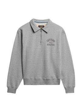 Sweatshirt Superdry Athletic grise pour femme