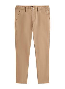 Pantalon Tommy Jeans Austin chameau pour homme