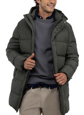 Manteau matelassé El Ganso vert pour homme