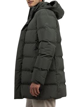 Manteau matelassé El Ganso vert pour homme
