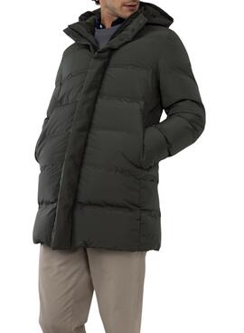 Manteau matelassé El Ganso vert pour homme