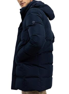 Manteau matelassé El Ganso bleu marine pour homme