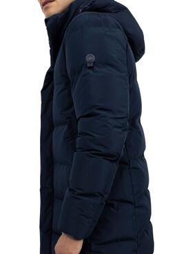 Manteau matelassé El Ganso bleu marine pour homme