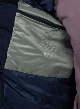 Manteau matelassé El Ganso bleu marine pour homme