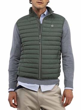 Gilet matelassé vert El Ganso pour homme