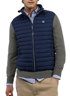 Veste matelassée bleu marine El Ganso pour homme