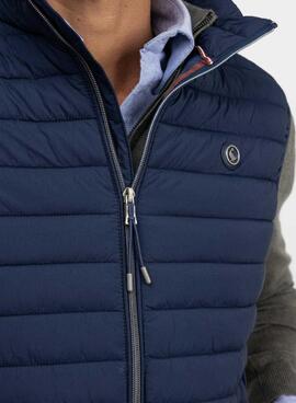 Veste matelassée bleu marine El Ganso pour homme