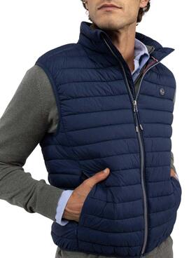 Veste matelassée bleu marine El Ganso pour homme