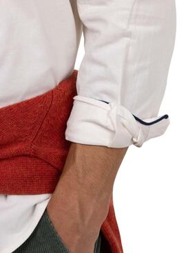 Chemise blanche en velours côtelé pour homme El Ganso
