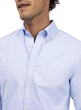 Chemise El Ganso Oxford bleue pour homme