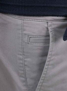 Pantalon chino El Ganso gris ajustado para hombre