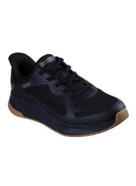 Chaussures Skechers Bobs Squad noir pour homme.