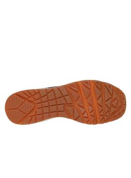 Chaussures Skechers Uno bleues pour hommes