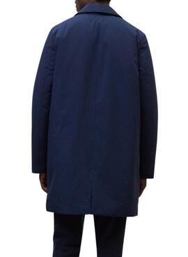 Manteau Ecoalf Hampshire marine pour homme