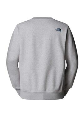 Sweat à capuche The North Face Drew Peak Regular gris pour homme.