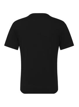 T-shirt Calvin Klein Logo de poitrine noir pour homme