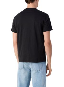 T-shirt Calvin Klein Redbox noir pour homme