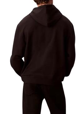 Sweatshirt Calvin Klein CK Redbox noir pour homme