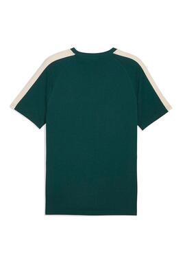 T-shirt Puma T7 verte pour homme.