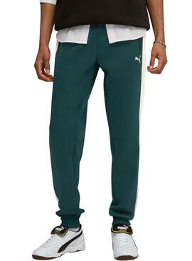 Pantalon de sport Puma T7 Always On vert pour homme.