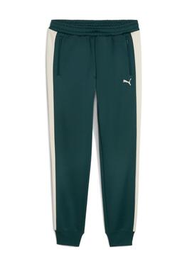 Pantalon de sport Puma T7 Always On vert pour homme.