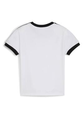 T-shirt Puma T7 slim blanc pour femme