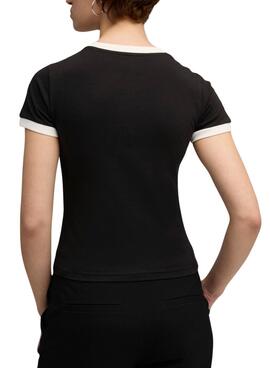 T-shirt Puma T7 slim noir pour femme