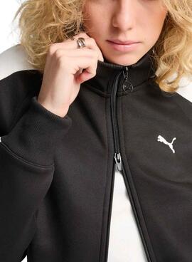 Veste de sport noire Puma T7 pour femme