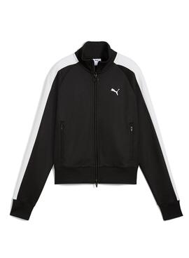 Veste de sport noire Puma T7 pour femme