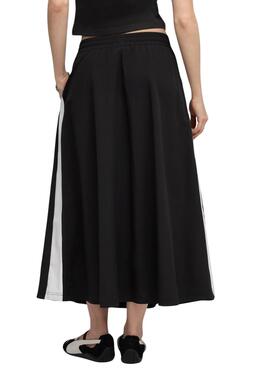 Jupe Puma T7 tissée midi noir pour femme