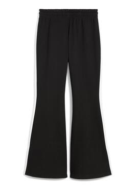 Pantalon de sport Puma T7 évasé noir pour femme