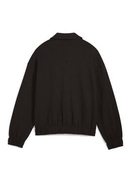 Veste de sport Puma T7 Relaxed noire pour femme