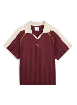 Maillot Puma T7 Football grenat pour femme