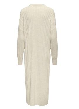 Robe Only Tessa beige pour femme