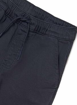 Pantalon Mayoral jogger souple marine pour garçon