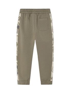 Survêtement Mayoral 2 pantalons imprimé vert enfant