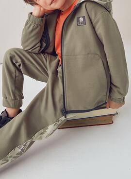 Survêtement Mayoral 2 pantalons imprimé vert enfant