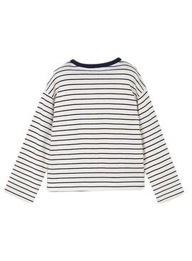 Maillot Mayoral à rayures marine pour fille