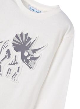 T-shirt Mayoral dinosaure en relief pour garçon