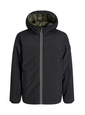 Veste Jack and Jones Brook noire réversible
