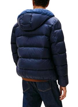 Veste à capuche Tommy Jeans Hooded Logo bleue pour homme